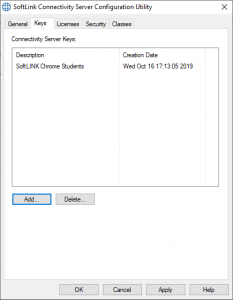 SoftLINK Classroom Management Software Name & Connectivity Server Keys